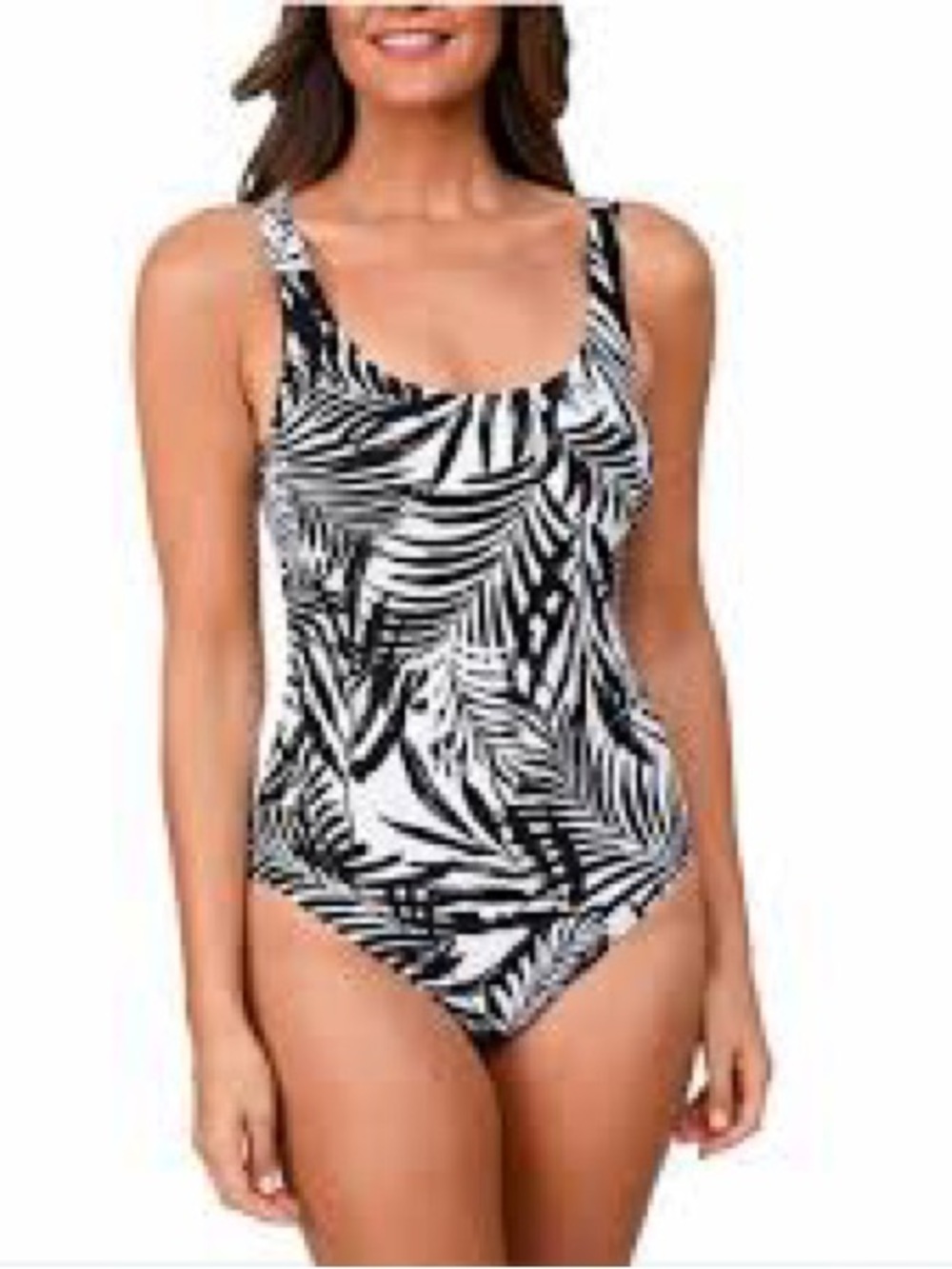 Ocean Pacific, Black and White, One Piece Swimsuit, NWOT, Size S